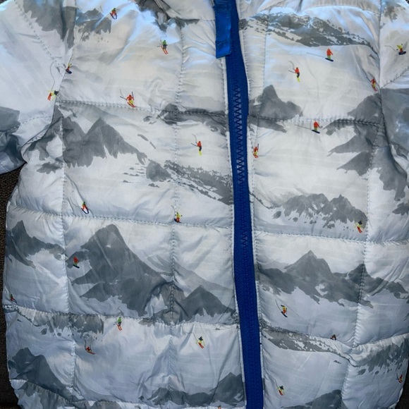 Spyder Baby 1 Piece Snowsuit Size 9-12 Months Mountains Fur Lined Worn 1x - Picture 4 of 8